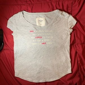 Abercrombie & Fitch A&F girl T shirt
